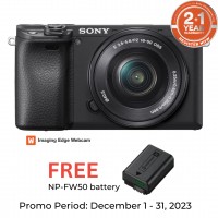 Sony Alpha a6400 with 16-50mm Kit Black