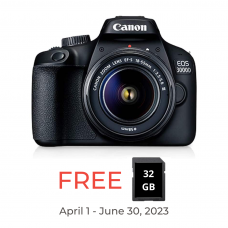 Canon EOS 3000D with 18-55 III Non-IS Black