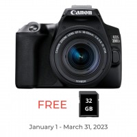 Canon EOS 200D II with 18-55mm Kit Black