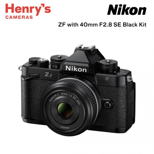 Nikon ZF with 40mm F2.8 SE Black Kit