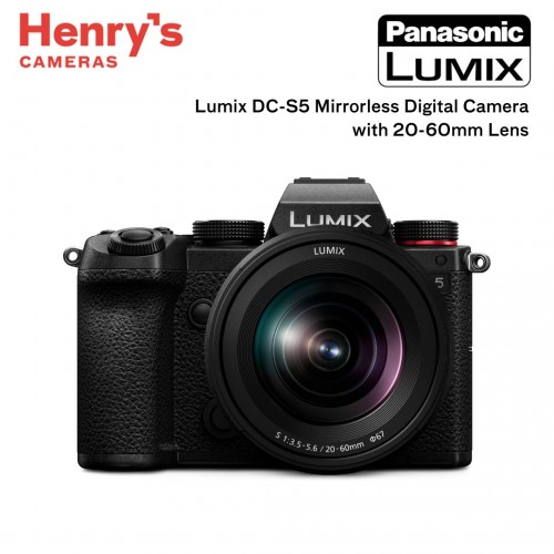 Panasonic Lumix DC-S5 Mirrorless Digital Camera with 20-60mm Lens