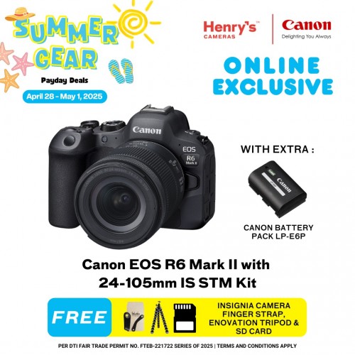 Canon EOS R6 Mark II with 24-105mm IS STM Kit