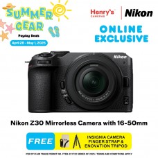 Nikon Z30 Mirrorless Camera with 16-50mm