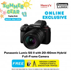 Panasonic Lumix S5 II with 20-60mm Hybrid Full-Frame Camera