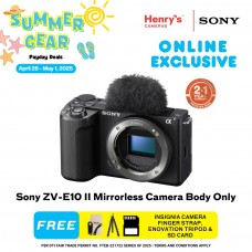 Sony ZV-E10 II Mirrorless Camera Body Only