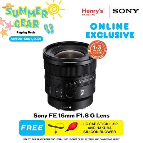 Sony FE 16mm F1.8 G Lens