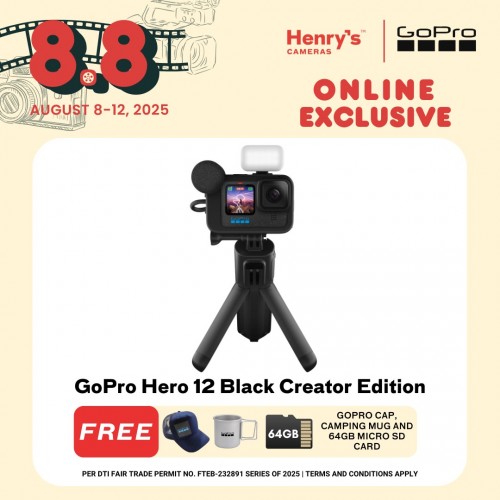 GoPro Hero 12 Action camera Black Creator Edition