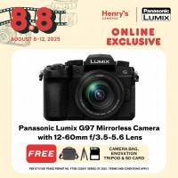 Panasonic Lumix G97 Mirrorless Camera with 12-60mm f/3.5-5.6 Lens