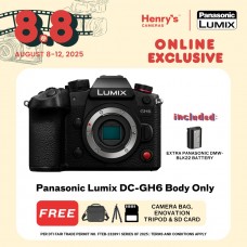 Panasonic Lumix DC-GH6 Body Mirrorless Camera