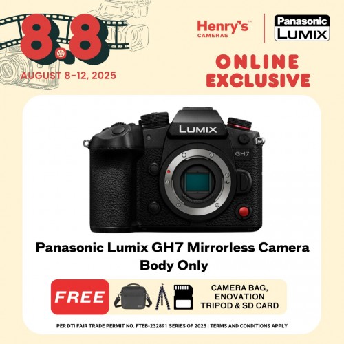 Panasonic Lumix GH7 Mirrorless Camera Body Only