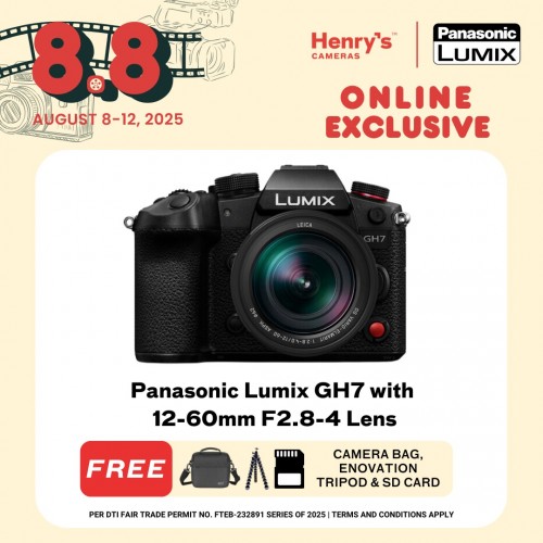 Panasonic Lumix GH7 with 12-60mm F2.8-4 Lens