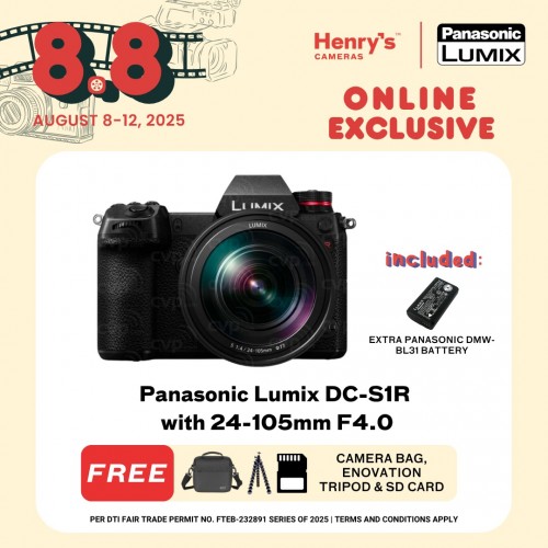 Panasonic Lumix DC-S1R with 24-105mm F4.0