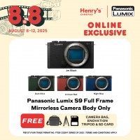 Panasonic Lumix S9 Full Frame Mirrorless Camera Body Only