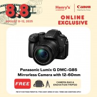 Panasonic Lumix G DMC-G85 Mirrorless Camera with 12-60mm