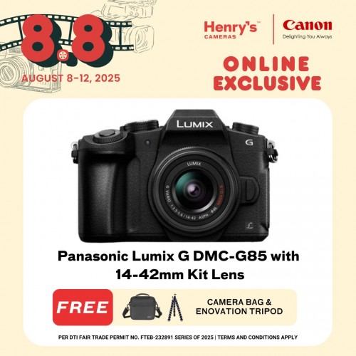 Panasonic Lumix G DMC-G85 with 14-42mm Kit Lens