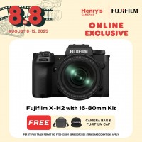 Fujifilm X-H2 with 16-80mm Kit