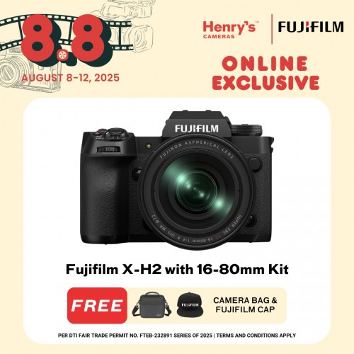 Fujifilm X-H2 with 16-80mm Kit