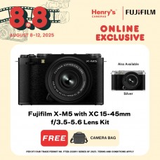 Fujifilm X-M5 with XC 15-45mm f/3.5-5.6 Lens Kit