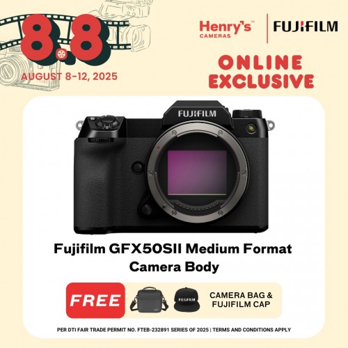 Fujifilm GFX50SII Medium Format Camera Body