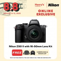 Nikon Z50 II with 16-50mm Lens Kit