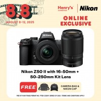 Nikon Z50 II with 16-50mm + 50-250mm Kit Lens