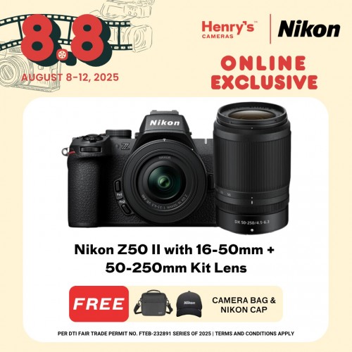 Nikon Z50 II with 16-50mm + 50-250mm Kit Lens
