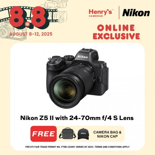Nikon Z5 II with 24-70mm f/4 S Lens Mirrorless Camera