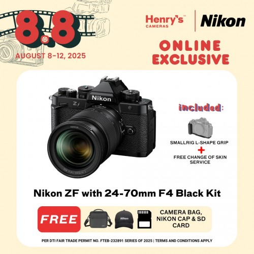Nikon ZF with 24-70mm F4 Black Kit