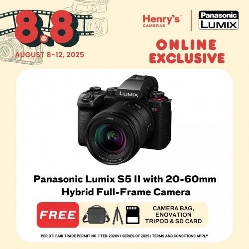 Panasonic Lumix S5 II with 20-60mm Hybrid Full-Frame Camera