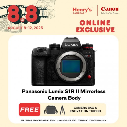 Panasonic Lumix S1R II Mirrorless Camera Body