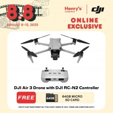 DJI Air 3 Drone with DJI RC-N2 Controller