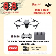 DJI Air 3s Drone Camera Fly More Combo (DJI RC-N3)