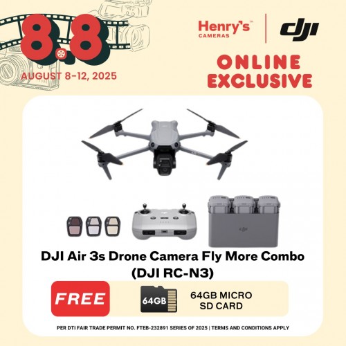 DJI Air 3s Drone Camera Fly More Combo (DJI RC-N3)