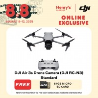 DJI Air 3s Drone Camera (DJI RC-N3) Standard