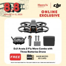 DJI Avata 2 Fly More Combo with Three Batteries Drone