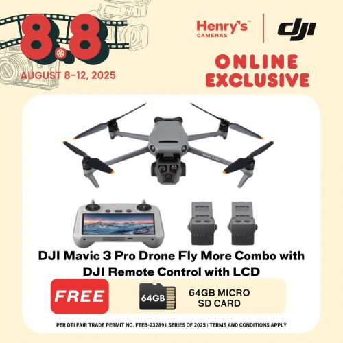 DJI Mavic 3 Pro Drone Fly More Combo with DJI Remote Control with LCD