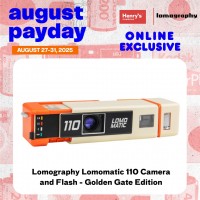 Lomography Lomomatic 110 Camera and Flash - Golden Gate Edition