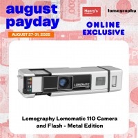 Lomography Lomomatic 110 Camera and Flash - Metal Edition