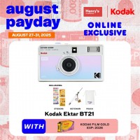 Kodak Ektar H35 Half Frame Film Camera BT21 Edition and Gold Film Bundle