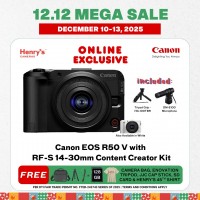 Canon EOS R50 V with RF-S 14-30mm Content Creator Kit Canon EOS R50 V with RF-S 14-30mm Content Creator Kit