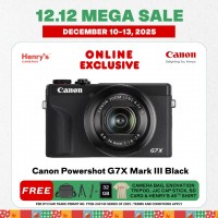 Canon Powershot G7X Mark III Black