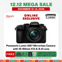 Panasonic Lumix G97 Mirrorless Camera with 12-60mm f/3.5-5.6 Lens