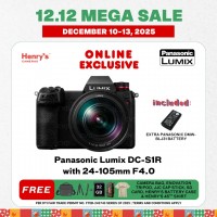 Panasonic Lumix DC-S1R with 24-105mm F4.0