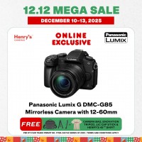 Panasonic Lumix G DMC-G85 Mirrorless Camera with 12-60mm