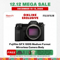 Fujifilm GFX 100S Medium Format Mirrorless Camera Body