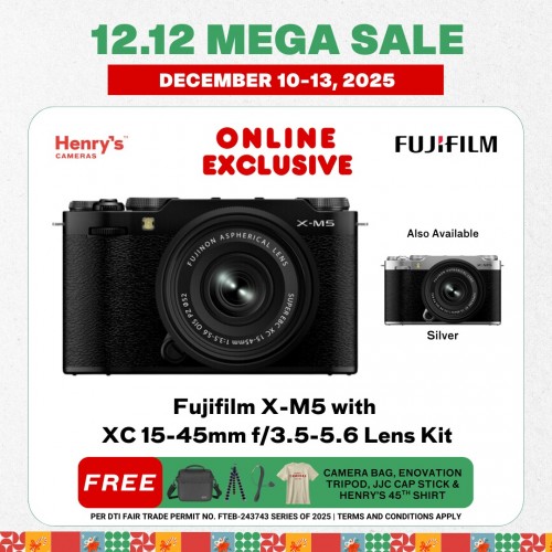 Fujifilm X-M5 with XC 15-45mm f/3.5-5.6 Lens Kit Fujifilm X-M5 with XC 15-45mm f/3.5-5.6 Lens Kit