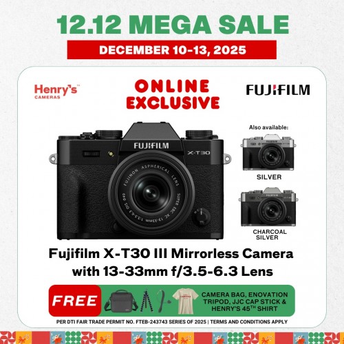 Fujifilm X-T30 III Mirrorless Camera with 13-33mm f/3.5-6.3 Lens
