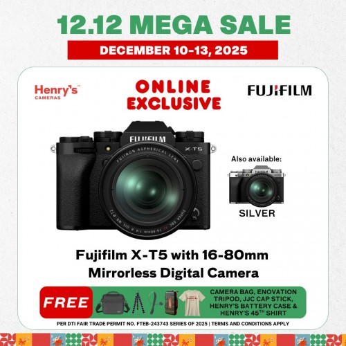 Fujifilm X-T5 with 16-80mm Mirrorless Digital Camera