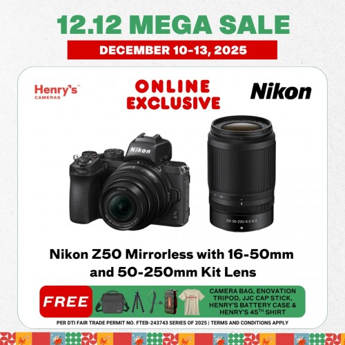 Nikon Z50 Mirrorless with 16-50mm and 50-250mm Kit Lens Nikon Z50 Mirrorless with 16-50mm and 50-250mm Kit Lens