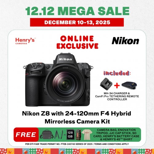 Nikon Z8 with 24-120mm F4 Hybrid Mirrorless Camera Kit Nikon Z8 with 24-120mm F4 Hybrid Mirrorless Camera Kit